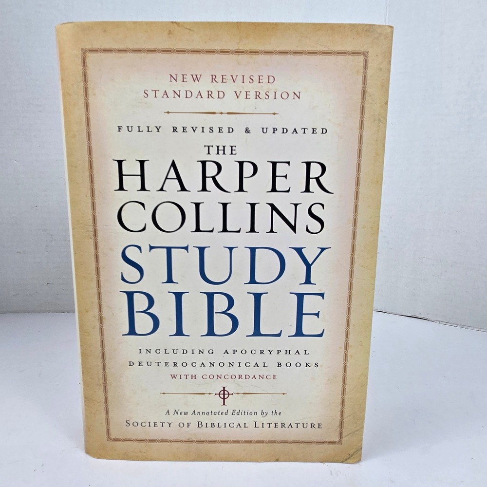 Harper Collins Study Bible NRSV Fully Revised Updated Hardcover Attridge Meeks